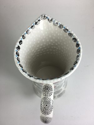Large Pitcher/vase #2 (sipping ladies) - Image 2